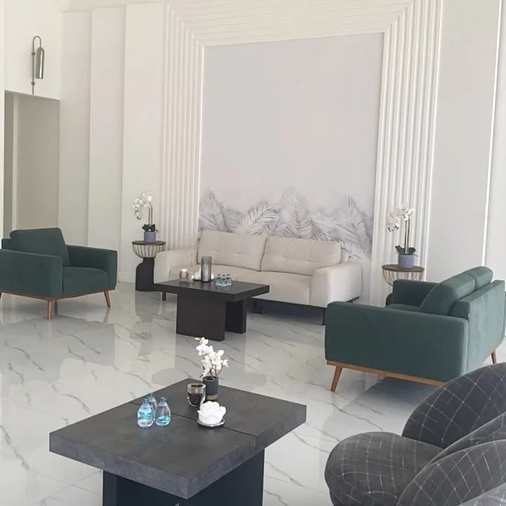 Aveline Clinics waiting lounge seating